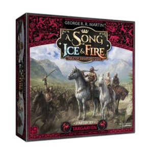 Le Starter Targaryen VF pour le jeu de figurines Trône de Fer offre aux joueurs une nouvelle faction à utiliser