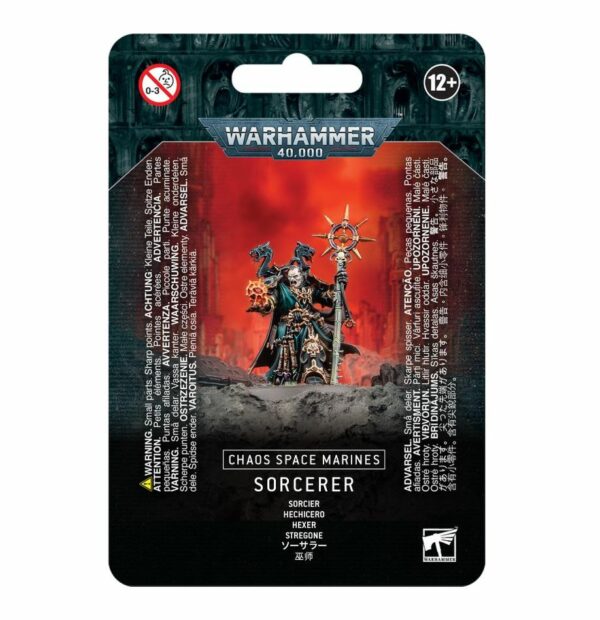 Le Chaos Spaces Marines Sorcerer façonne la destinée de la galaxie à travers des rituels interdits et des pactes indicibles, en canalisant l’énergie du Warp