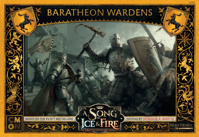 les Wardens sont des troupes robustes et fiables qui tiendront bon durant le combat , troupes de base des Baratheons