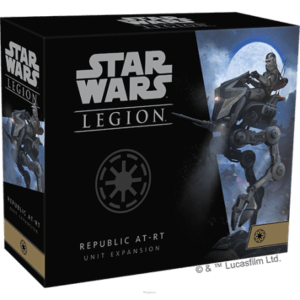 Le marcheur éclaireur Republique AT-RT, un élément clé de la République dans Star Wars: Legion,