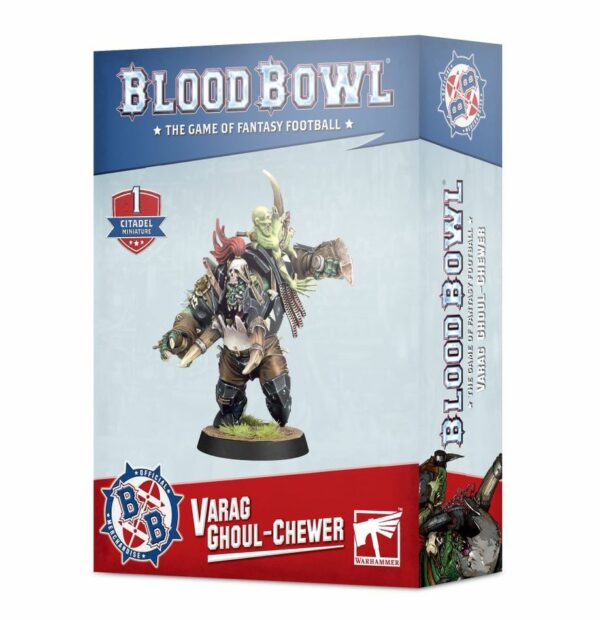 Dans le monde impitoyable du Blood Bowl, certains joueurs deviennent des légendes, et Varag Ghoul-Chewer en fait définitivement partie...