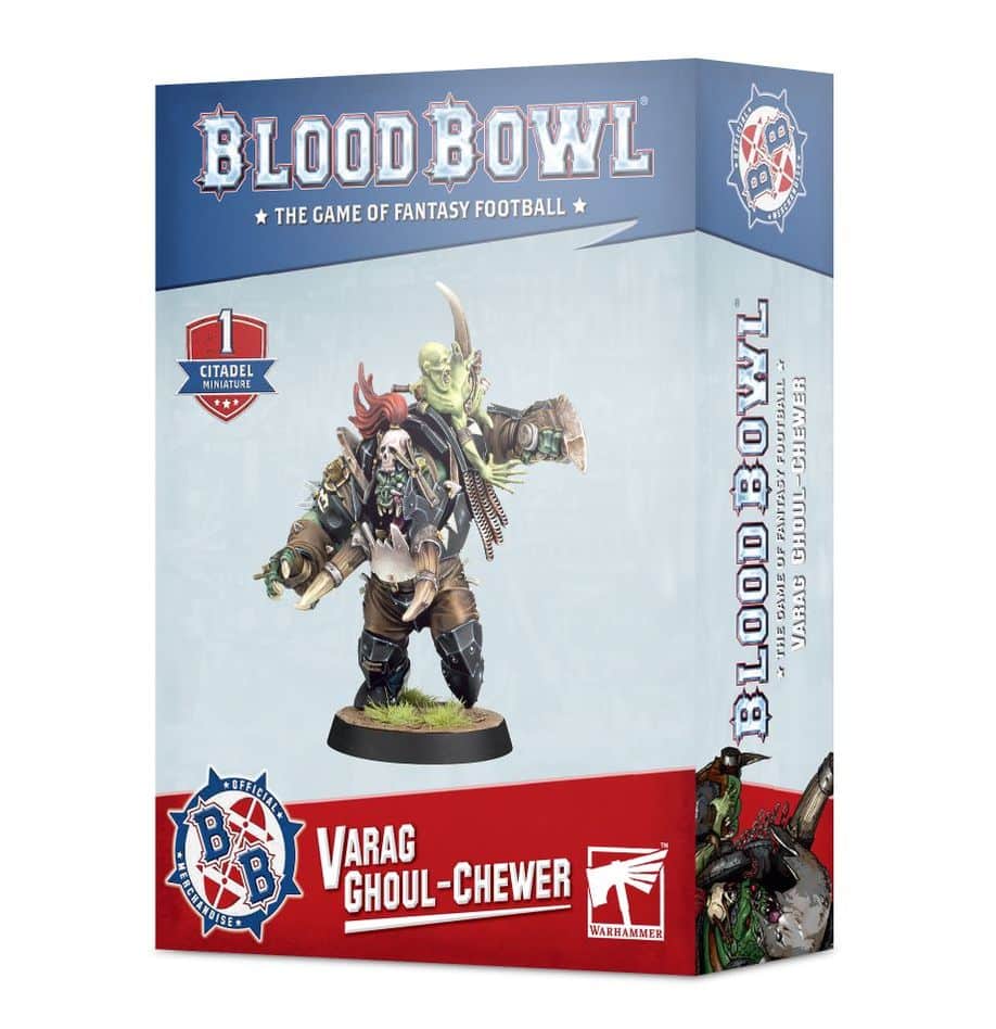 Dans le monde impitoyable du Blood Bowl, certains joueurs deviennent des légendes, et Varag Ghoul-Chewer en fait définitivement partie...