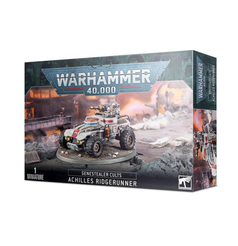 Decouvrez les nouvelles sorties pour Games Workshop avec la nouvelle Genestealers Cults : ACHILLES RIDGERUNNER, occasion de redecouvrir votre armée favorite