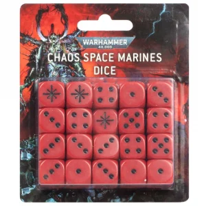 Set de Dés Space Marines du Chaos