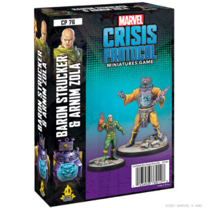 MARVEL CRISIS PROTOCOL - BARON STRUCKER & ARNIM ZOLA réunit BARON STRUCKER & ARNIM ZOLA membres clef d'Hydra