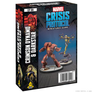 Retrouvez Crimson Dynamo et DarkStar dans ce nouveau kit pour votre jeu favori Marvel crisis Protocol le jeu de figurines