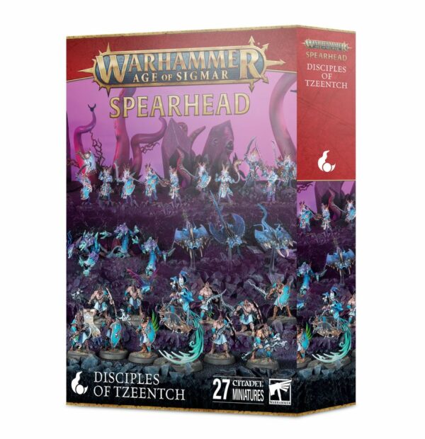 Découvrez cete superbe Vanguard: Disciples of Tzeentch et basculez du côté obscur de la Magie du Chaos à Age of Sigmar avec le Duc du Changement