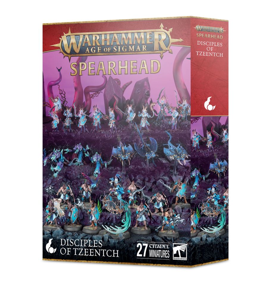 Découvrez cete superbe Vanguard: Disciples of Tzeentch et basculez du côté obscur de la Magie du Chaos à Age of Sigmar avec le Duc du Changement