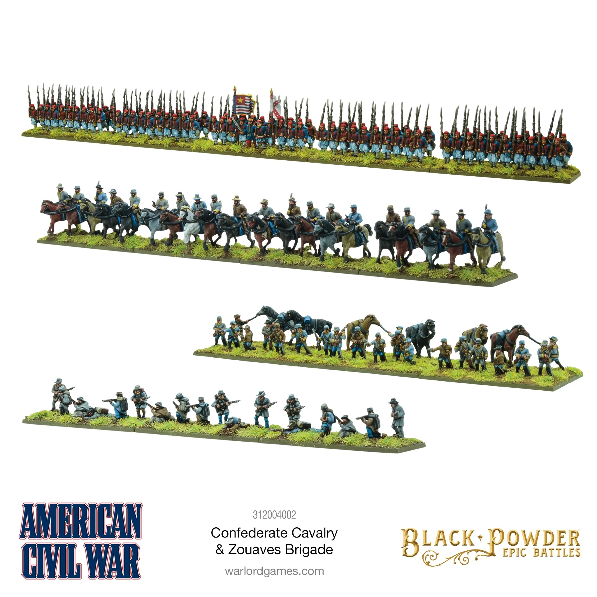 Confederate Cavalry & Zouaves Brigade