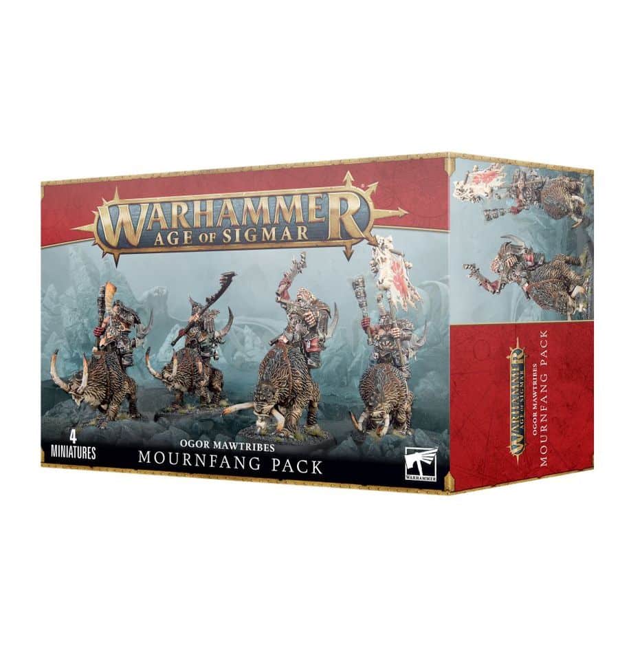 Dans les vastes étendues gelées que parcourent les Beastclaw Raiders, peu de choses inspirent autant la terreur que les Mournfang Pack