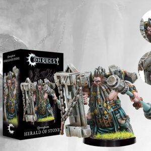 Dweghom: Herald Of Stone est l'une des magnifiques figurines proposée pour votre armée des nains Dweghom à Conquest The Last Argument of Kings