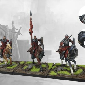 Hundred Kingdoms: Mounted Squires est une nouvelle unité qui vous permet de vous lancer , à petit prix dans ce nouveau jeu de figurines en 38mm