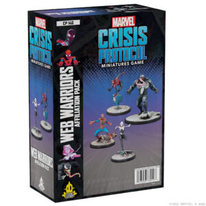 Retrouvez Web Warriors Affiliation pack dans ce nouveau kit pour votre jeu favori Marvel crisis Protocol le jeu de figurines,