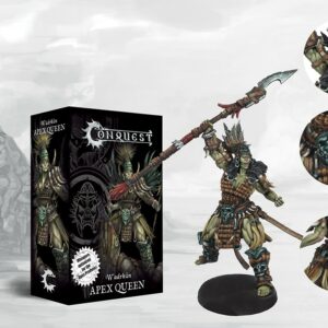 W’adrhŭn: Apex Queen est une nouvelle unité pour l'armée d'ork et dyno une alliance sanglante originale et superbement sculptée