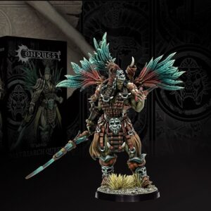 W’adrhŭn: Matriarch Queen est une nouvelle unité pour l'armée d'ork et dyno une alliance sanglante originale et superbement sculptée