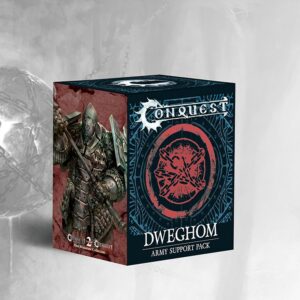 Precommandes pour les prochaines sorties de Fevrier avec le superbe Conquest Dweghom: Army Support Pack pour notre jeu favori