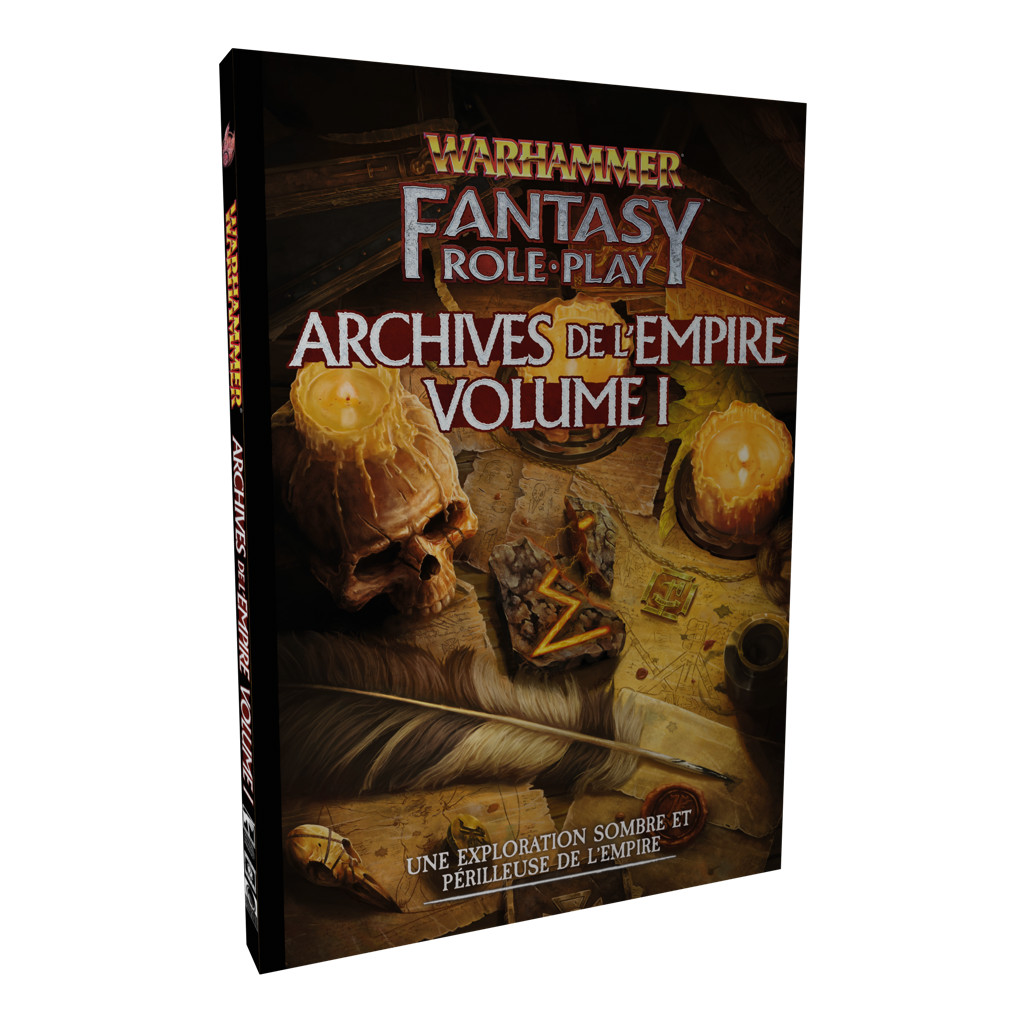 Envie d'aller plus loin dans l'Univers de Warhammer? , découvrez les Archives de l’Empire : Volume I , ideal pour débuter dans le JDR