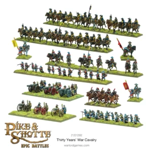Découvrez Thirty Year's War Cavalry le nouveau starter de Warlord games rempli de figurines finement sculptées en 6mm , a découvrir absolument