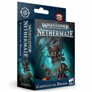 découvrez la nouvelle bande pour le jeu d'escarmouche Warhammer underworld avec la bande des Carnélus de Dromm composé de superbes figurines
