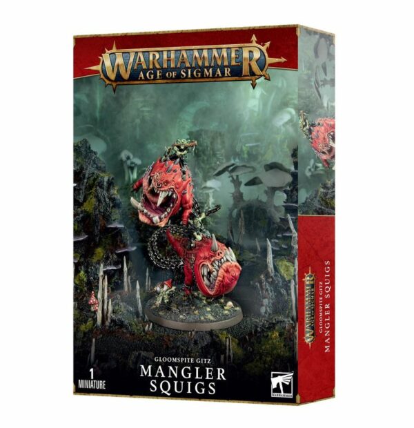Gloomspite Gitz : Loonboss sur Mangler Squigs