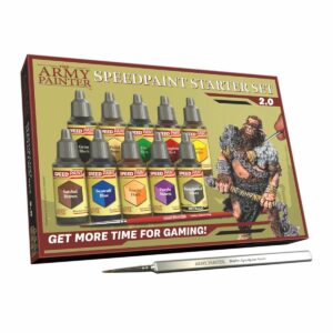 Découvrez le coffret ultime Army Painter SPEEDPAINT STARTER SET 2.0+ contenant la nouvelle gamme de Speed Paint de la gamme Army painter