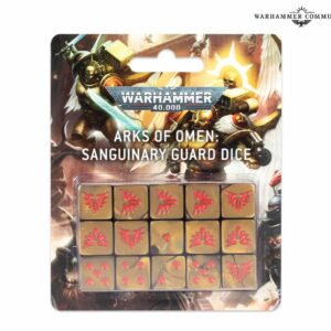 Utilisé les Sanguinary Guard Dice Set pour prendre l'avantage sur vos ennemis pour remporter la victoire et rendre gloire à sanguinus.