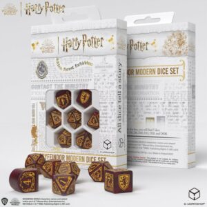 Ne loupez pas une occasion d'acquerir ce Set de Dés Modernes Harry Potter - Griffondor Rouge disponible en quantitée trés limitée 