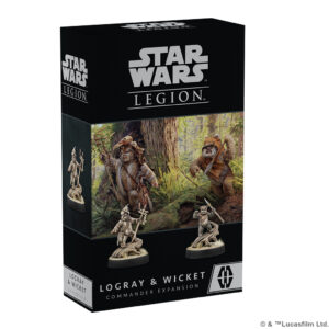 Ce pack de Logray et Wicket ajoute ces Ewoks emblématiques en tant que nouveaux choix de commandant pour les armées rebelles