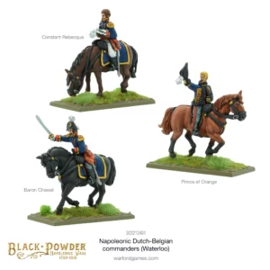 De superbes nouvelles figurines de Warlord games pour vos parties de Legion d'Honneur ou Black Powder : Napoleonic Dutch/Belgian Commanders