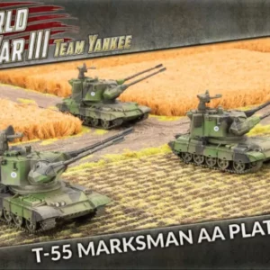 Finnish T55 Marksman Platoon est nouvelle unité pour les armées nordiques pour le jeu de figurines Team Yankee