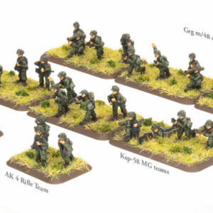 Swedish Armoured Rifle Platoon est nouvelle unité pour les armées nordiques pour le jeu de figurines Team Yankee