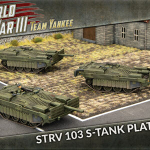 Swedish STRV 103 S-tank Platoon est nouvelle unité pour les armées nordiques pour le jeu de figurines Team Yankee