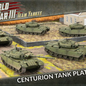 Swedish Centurion tank Platoon est nouvelle unité pour les armées nordiques pour le jeu de figurines Team Yankee