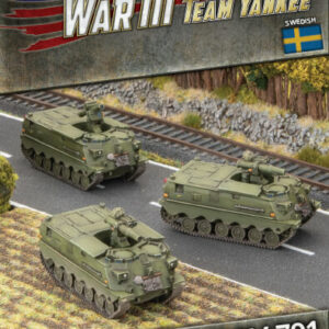 Swedish Pvrbv or Lvrbv Platoon est nouvelle unité pour les armées nordiques pour le jeu de figurines Team Yankee