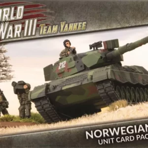 Norwegian Units Cards est nouvelle unité pour les armées nordiques pour le jeu de figurines Team Yankee