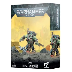 Découvrez la superbe nouveauté de Games Workshop avec la figurine de Boss Snikrot , un atout precieux dans vos armées Dark Angels , à acquerir absolument