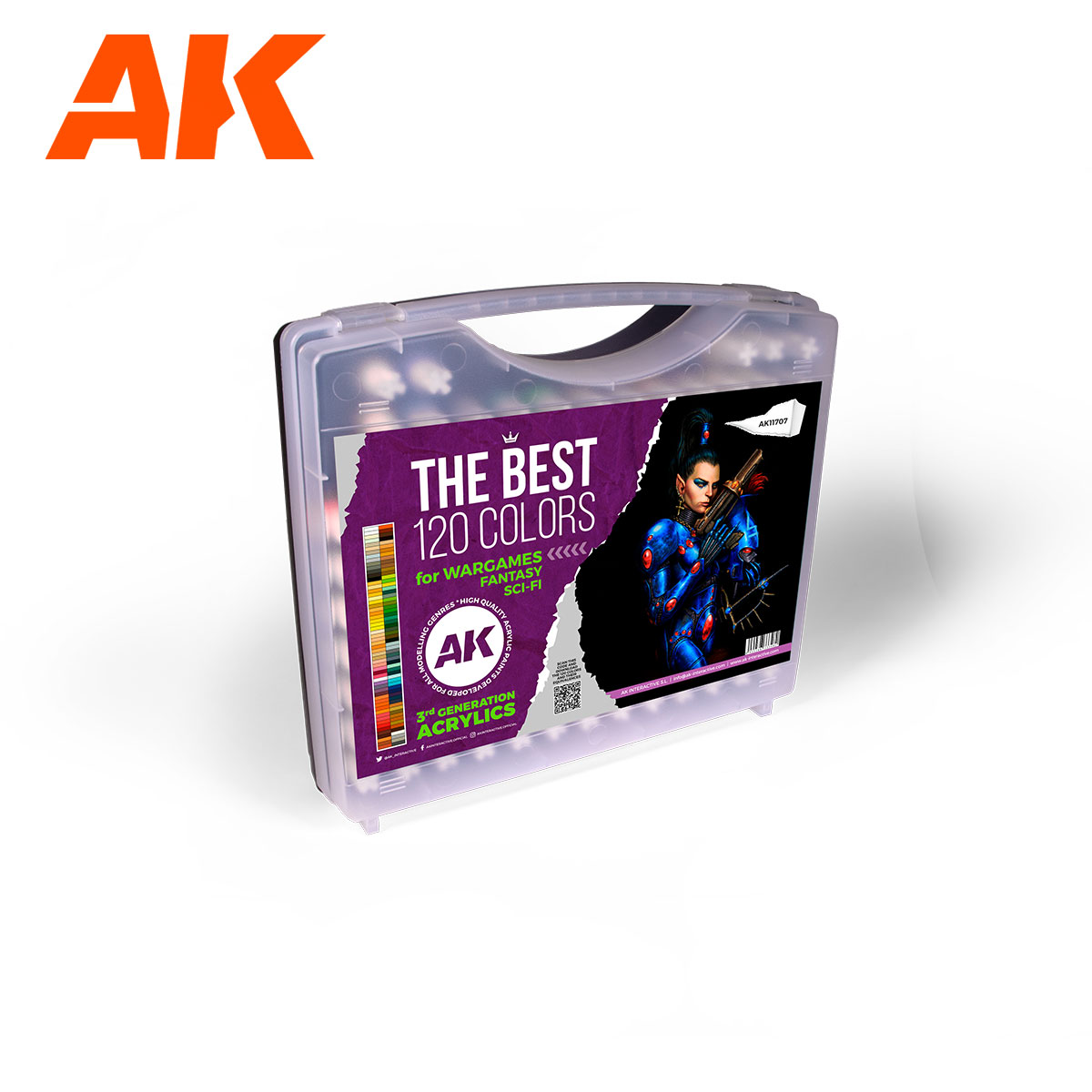 Maxireves a choisi pour vous cette superbe AK 3G Malette 120 colors for Wargames afin que vous puissiez découvrir la magnifique gamme de set AK 3G