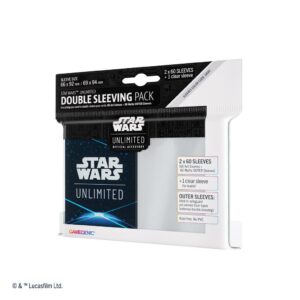 Découvrez le nouveau jeu de cartes à collectionner dans l'univers de Star Wars avec Double Sleeves space blue , à découvrir absolument