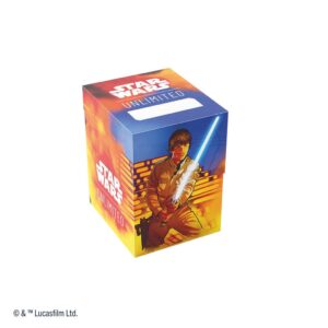 Découvrez le nouveau jeu de cartes à collectionner dans l'univers de Star Wars avec Deck box Luke Skywalker , à découvrir absolument