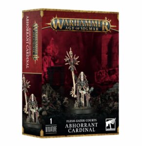 cardinal abhorrant fait partie des superbes nouveautés de Games Workshop pour les armés Flesh Eaters, amenez de la terreur dans vos parties de Age of Sigmar