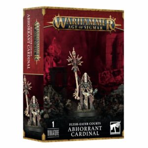 cardinal abhorrant fait partie des superbes nouveautés de Games Workshop pour les armés Flesh Eaters, amenez de la terreur dans vos parties de Age of Sigmar