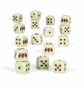 dice set fait partie des superbes nouveautés de Games Workshop pour les armés Flesh Eaters, amenez de la terreur dans vos parties de Age of Sigmar