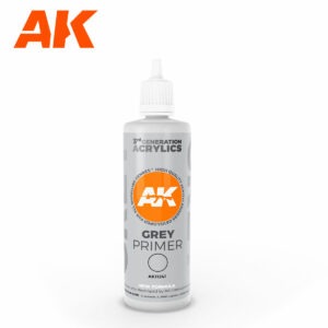 Maxireves a choisi pour vous ce superbe AK 3G GREY PRIMER 100ml afin que vous puissiez découvrir la magnifique gamme AK 3G , une révolution dans votre hobby.