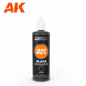 Maxireves a choisi pour vous ce superbe AK 3G BLACK PRIMER 100ml afin que vous puissiez découvrir la magnifique gamme AK 3G , une révolution dans votre hobby.