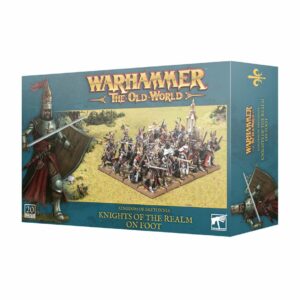 KNIGHTS OF THE REALM ON FOOT une unité lourde redoutable et emblématique pour les armées de Bretonnie dans le jeu Old World nouvelle version de Warhammer Battle