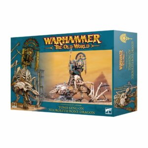 TOMB KING ON NECROLITH BONE DRAGON un nouveau personnage pour les armées de Khemri dans le jeu Old World nouvelle version de Warhammer Battle