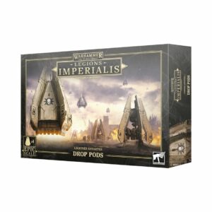 Drop Pods est la nouvelle unité pour les armées Astartes pour le jeu de figurines à l'echelle epic: Legion Imperialis