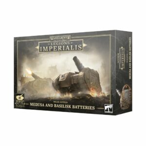 Medusa and Basilisk Batteries est la nouvelle unité pour les armées humaines des Solar Auxillia pour le jeu de figurines à l'echelle epic: Legion Imperialis