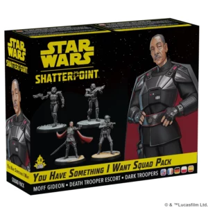 Découvrez You Have Something I Want Squad Pack une extension de personnages pour le nouveau jeu d'Atomic Mass Games : Star Wars Shatterpoint