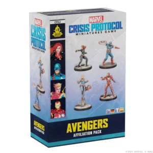 Retrouvez Avengers Affiliation pack , un nouveau pack d'affiliation pour votre jeu favori Marvel crisis Protocol le jeu de figurines,